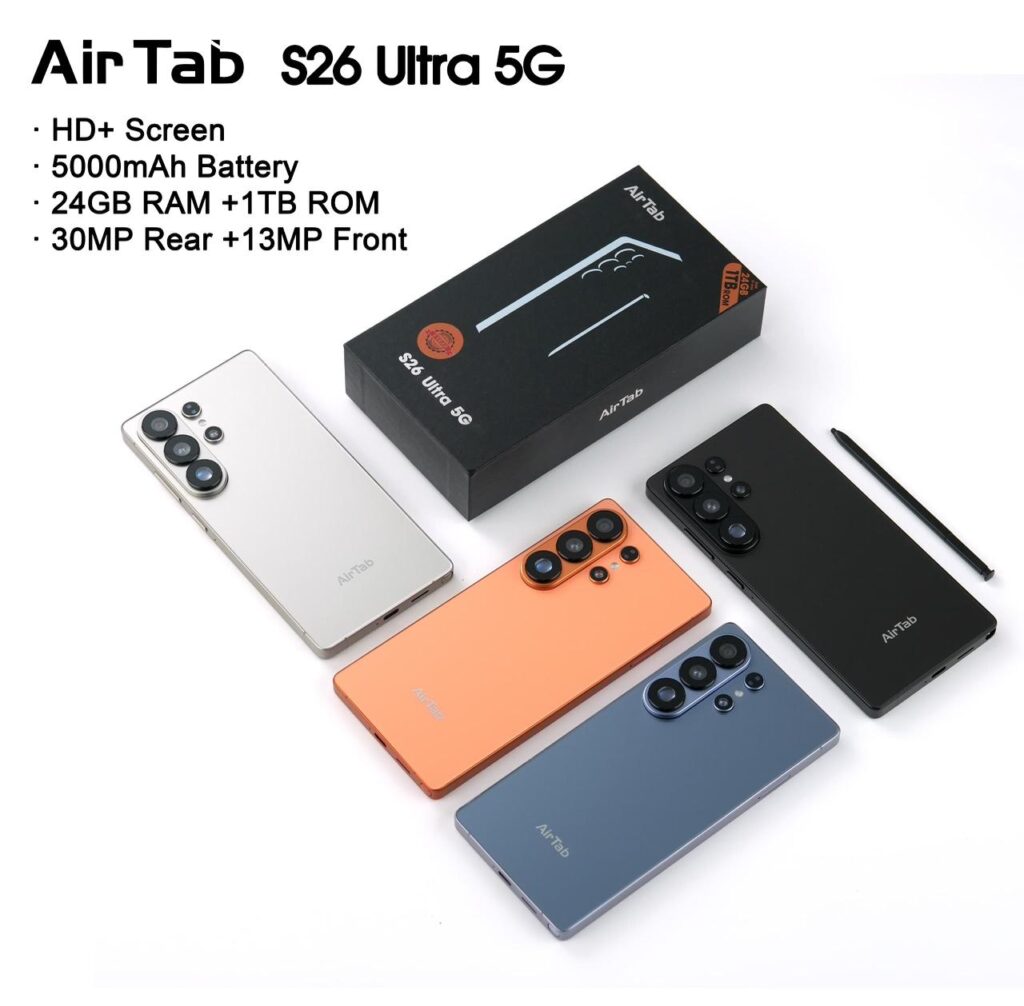 AirTab S26 Ultra packaging