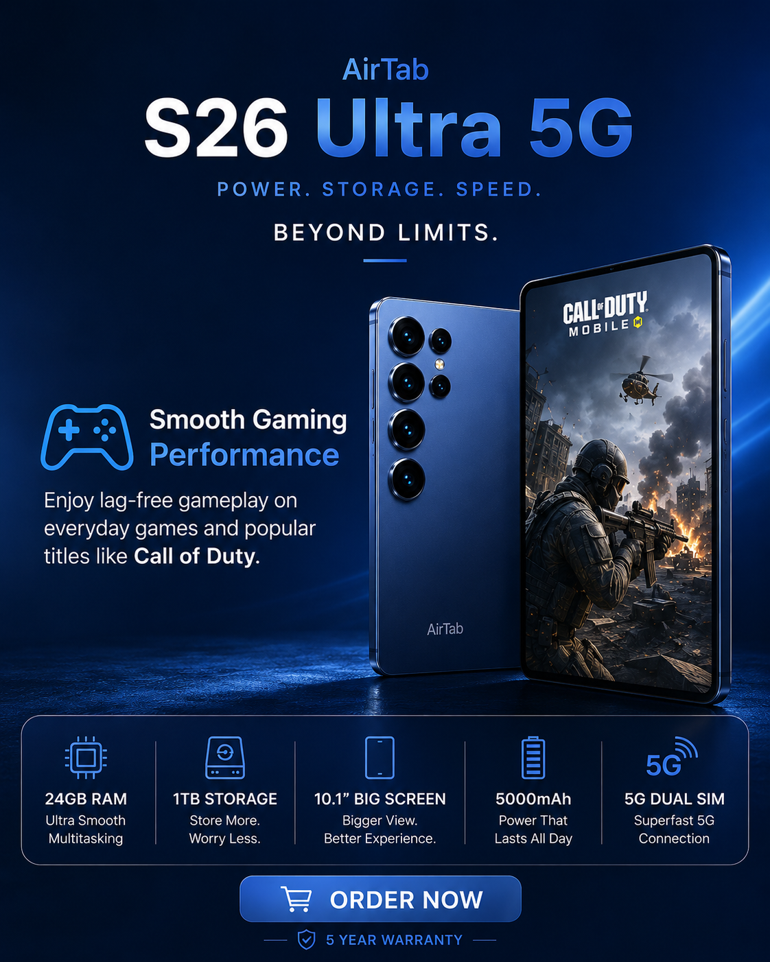 AirTab S26 Ultra render